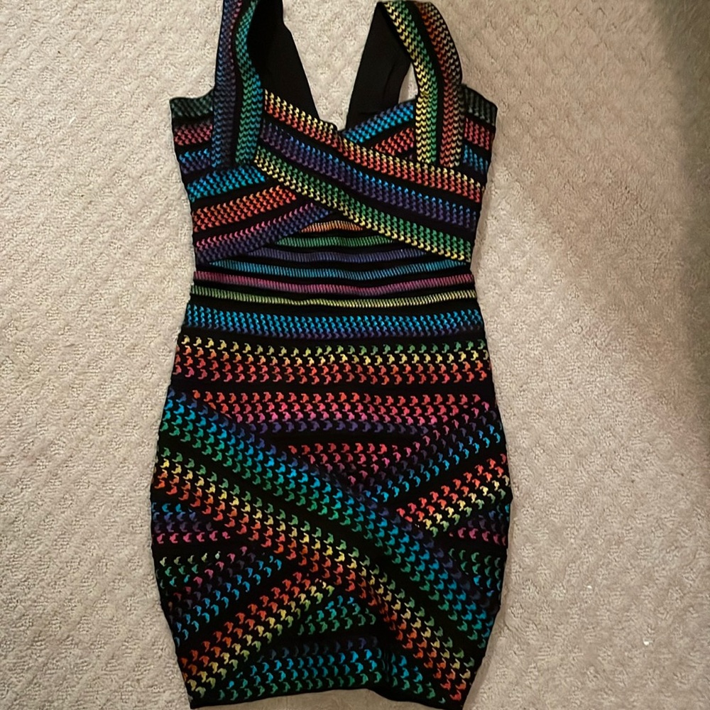 Multicolor reversible Katie J dress. Perfect for tweens or smaller teens.